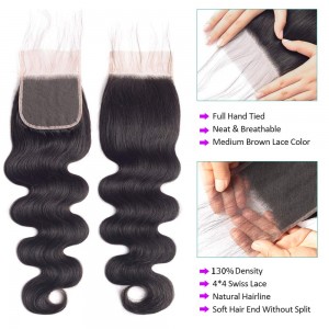 Body Wave Bundles With Closure Human Hair