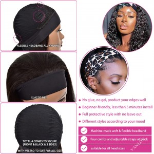 360 Lace Front Wigs-Headband