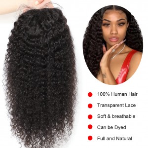 Loose deep wave lace frontal wig human hair