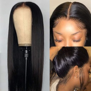 HD Closure 360 Lace Front Wigs Human Hair