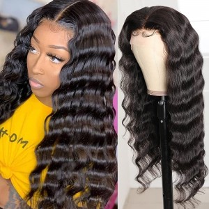 HD Closure 360 Lace Front Wigs Human Hair