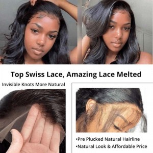 T Part Lace 360 Lace Front Wigs Human Hair