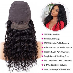 HD Closure 360 Lace Front Wigs Human Hair