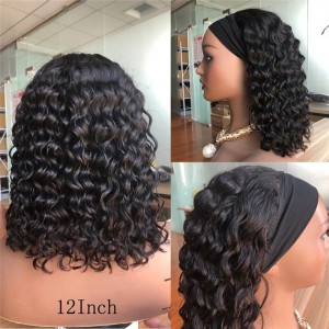 Headband 360 Lace Front Wigs Human Hair