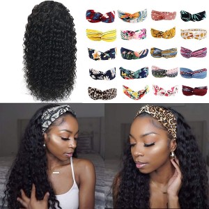 Headband 360 Lace Front Wigs Human Hair