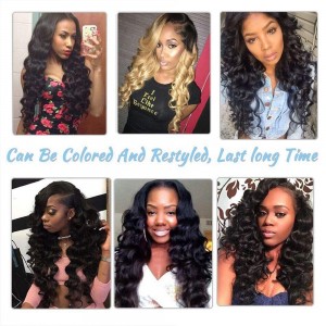 Loose Deep Wave Bundles With Closure Human Hair