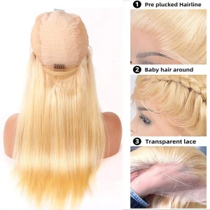 613# lace frontal wig human hair