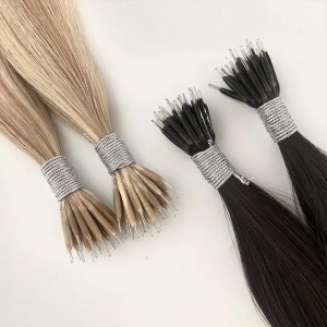 Human Hair Bonded Hair-Micro-loop