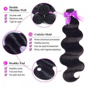 Body Wave Bundles With Closure Human Hair