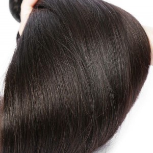 Straight Bundles With Closure Human Hair