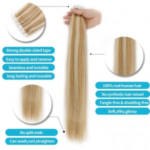 Tape Hair Extensions Human Hair